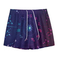 Zodiac Symbols Wheel Print Mesh Shorts