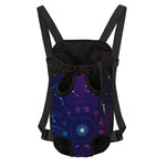 Zodiac Symbols Wheel Print Pet Carrier Backpack