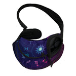 Zodiac Symbols Wheel Print Pet Sling Carrier