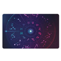 Zodiac Symbols Wheel Print Polyester Doormat