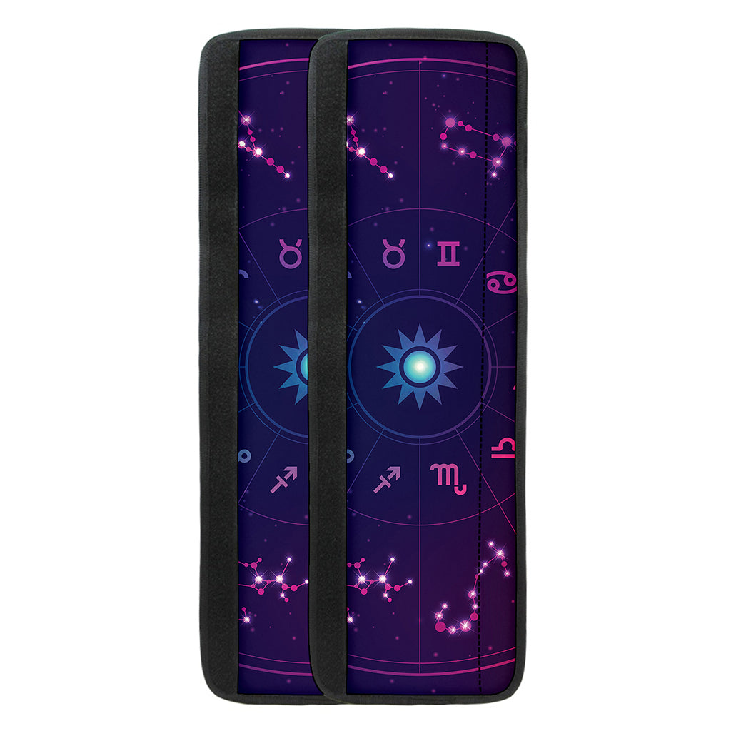 Zodiac Symbols Wheel Print Refrigerator Handle Covers