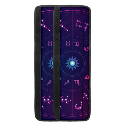 Zodiac Symbols Wheel Print Refrigerator Handle Covers