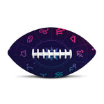 Zodiac Symbols Wheel Print Rugby Ball