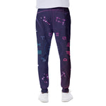 Zodiac Symbols Wheel Print Scuba Joggers