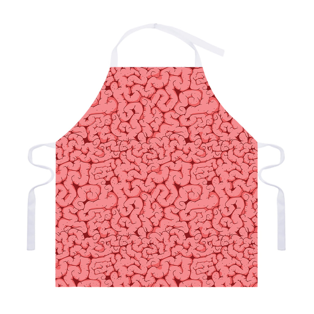 Zombie Brain Print Adjustable Apron