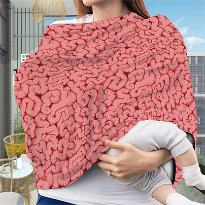Zombie Brain Print Baby Seat Cover