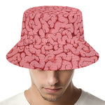 Zombie Brain Print Bucket Hat