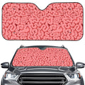 Zombie Brain Print Car Windshield Sun Shade