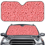 Zombie Brain Print Car Windshield Sun Shade