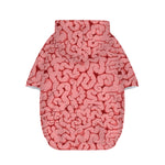 Zombie Brain Print Dog Zip Up Hoodie
