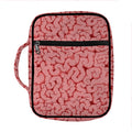 Zombie Brain Print Front Pocket Bible Bag