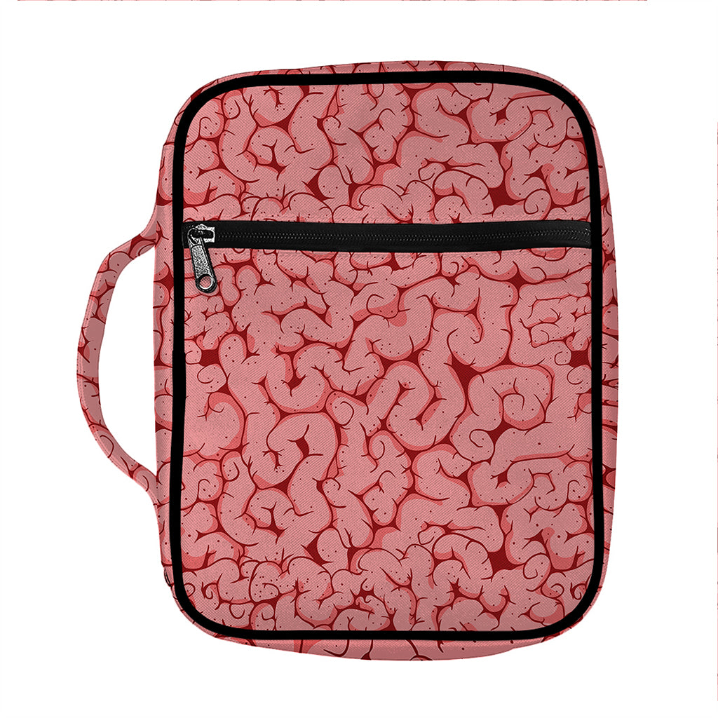 Zombie Brain Print Front Pocket Bible Bag