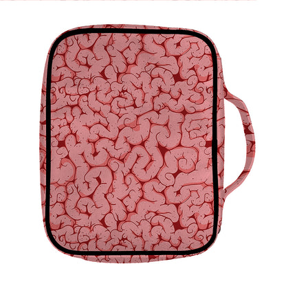 Zombie Brain Print Front Pocket Bible Bag