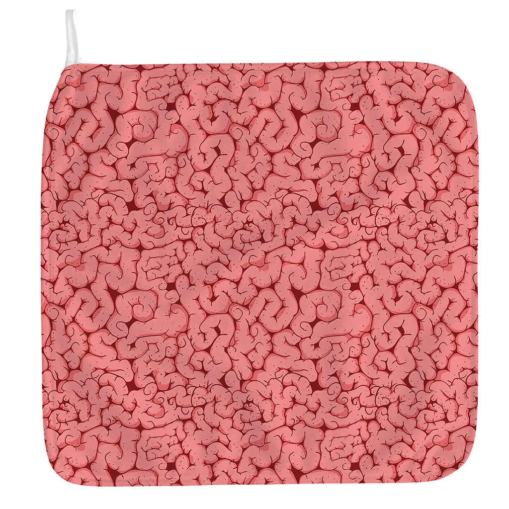 Zombie Brain Print Hand Towel