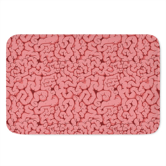Zombie Brain Print Indoor Door Mat