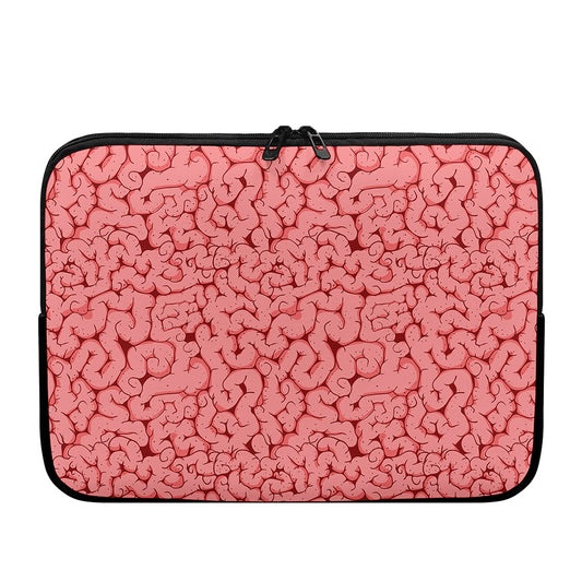 Zombie Brain Print Laptop Sleeve