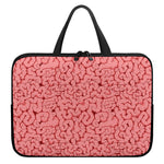 Zombie Brain Print Laptop Sleeve With Handle