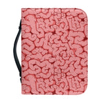 Zombie Brain Print Leather Bible Cover