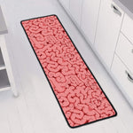 Zombie Brain Print Long Kitchen Mat