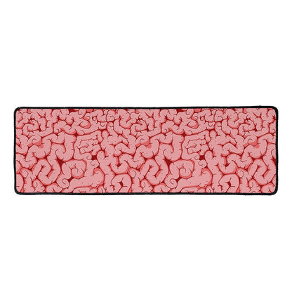 Zombie Brain Print Long Kitchen Mat