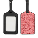 Zombie Brain Print Luggage Tag