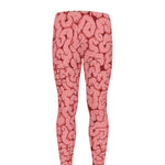 Zombie Brain Print Men's leggings