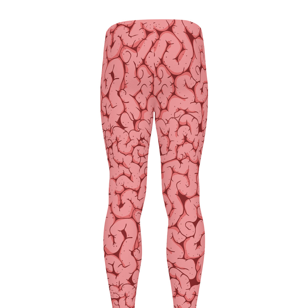 Zombie Brain Print Men's leggings