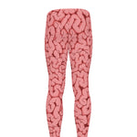 Zombie Brain Print Men's leggings