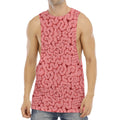 Zombie Brain Print Men's Muscle Tank Top