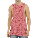 Zombie Brain Print Men's Muscle Tank Top