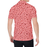 Zombie Brain Print Men's Shirt