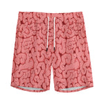 Zombie Brain Print Men's Sports Shorts