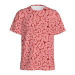 Zombie Brain Print Men's Sports T-Shirt