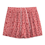 Zombie Brain Print Mesh Shorts