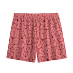 Zombie Brain Print Mesh Shorts
