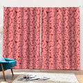 Zombie Brain Print Pencil Pleat Curtains