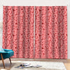 Zombie Brain Print Pencil Pleat Curtains