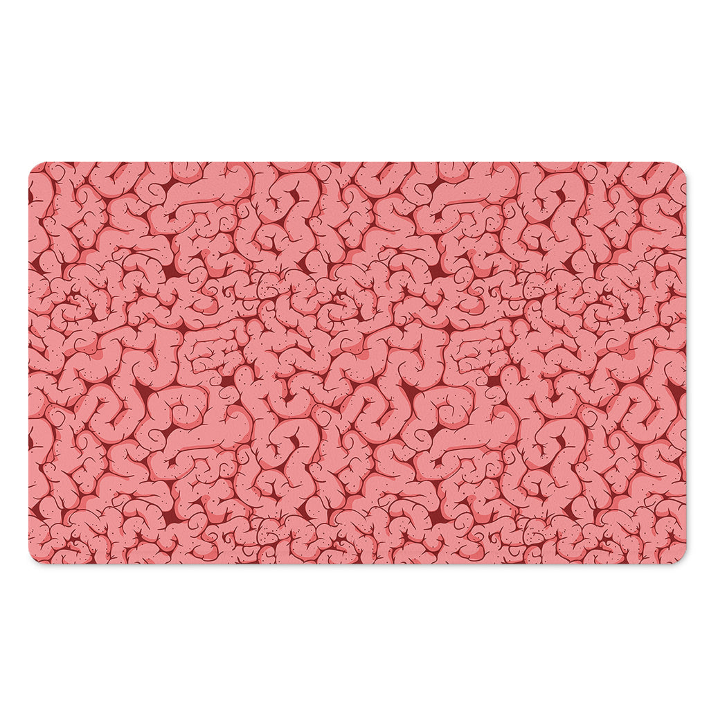 Zombie Brain Print Polyester Doormat