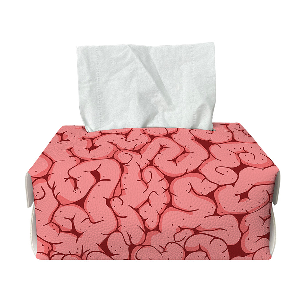 Zombie Brain Print Rectangle Tissue Box Cover