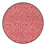 Zombie Brain Print Round Floor Mat