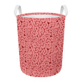 Zombie Brain Print Round Laundry Basket
