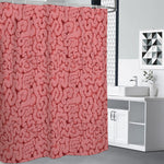 Zombie Brain Print Shower Curtain