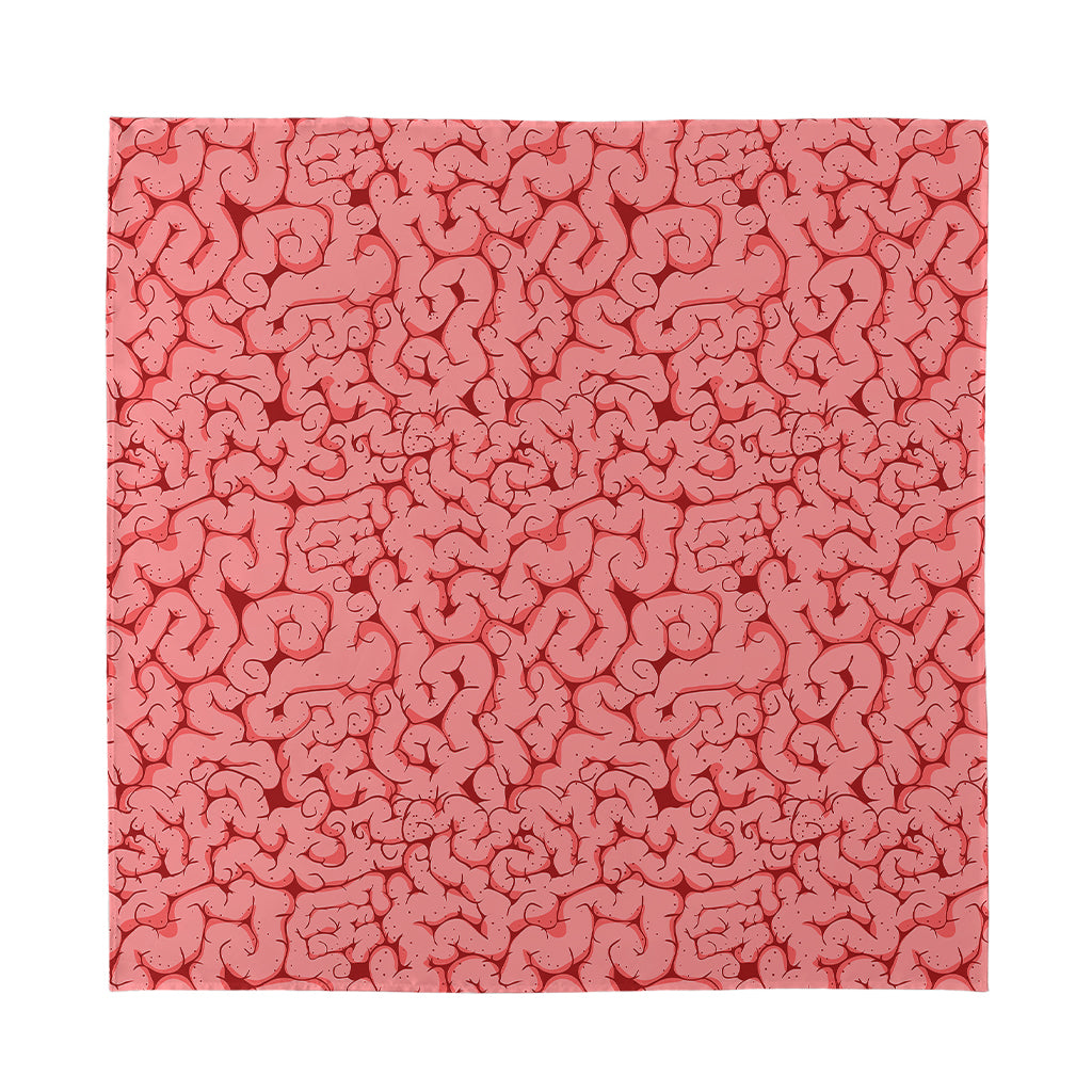 Zombie Brain Print Silk Bandana