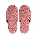 Zombie Brain Print Slippers