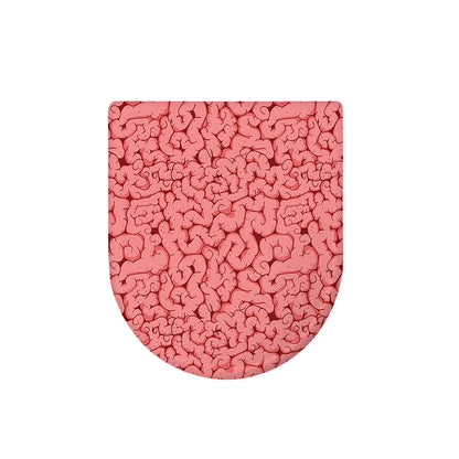 Zombie Brain Print Toilet Lid Cover