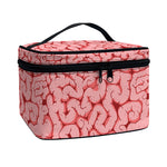 Zombie Brain Print Travel Makeup Bag