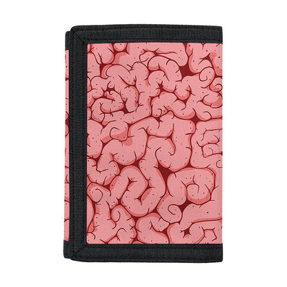 Zombie Brain Print Trifold Wallet