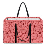 Zombie Brain Print Utility Tote Bag