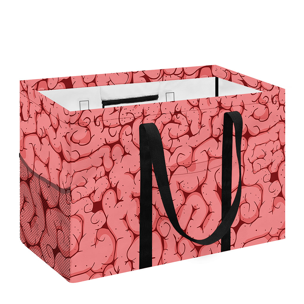 Zombie Brain Print Utility Tote Bag