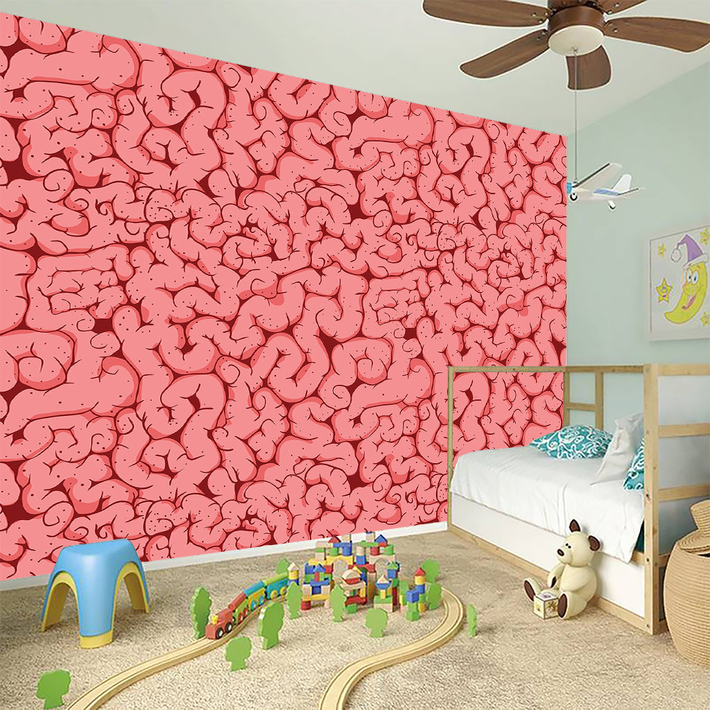 Zombie Brain Print Wall Sticker